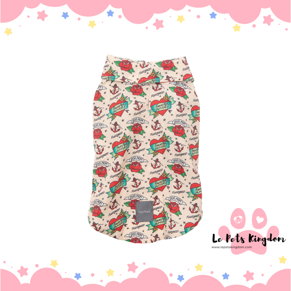 FuzzYard Button Up Shirt For Dogs (Ink'd Up)