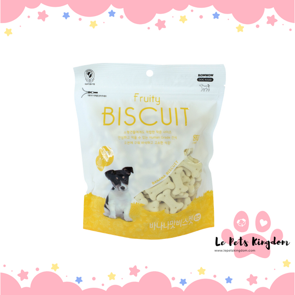 Bow Wow Fruity Banana Biscuits 220g