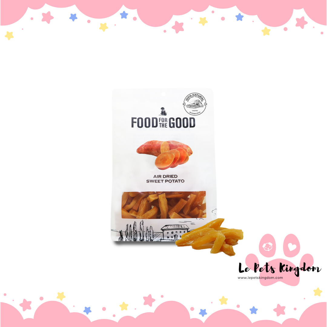 Food For The Good Air Dried Sweet Potato Cat & Dog Treats 600g