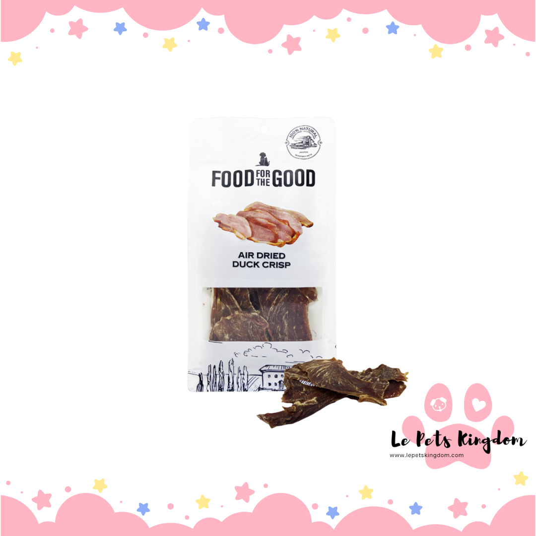 Food For The Good Air Dried Duck Crisp Cat & Dog Treats 100g
