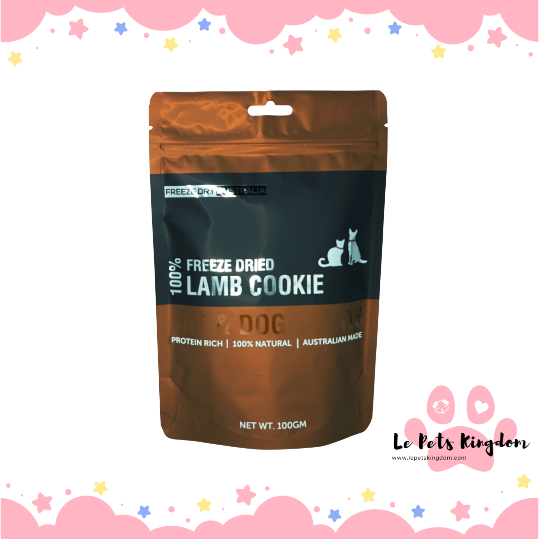 Freeze Dry Australia Freeze Dried Lamb Cookie Dog Treats 100g