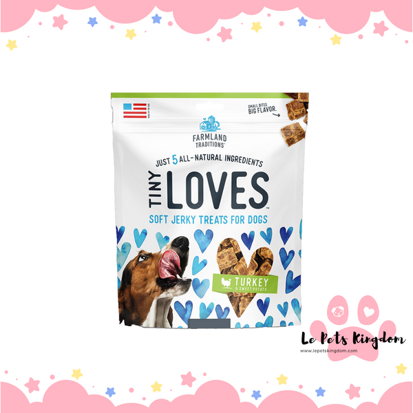 Farmland Traditions Tiny Loves Turkey & Sweet Potato Soft Jerky Treats 5oz