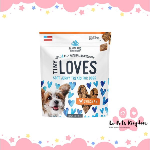 Farmland Traditions Tiny Loves Chicken Soft Jerky Treats 6oz