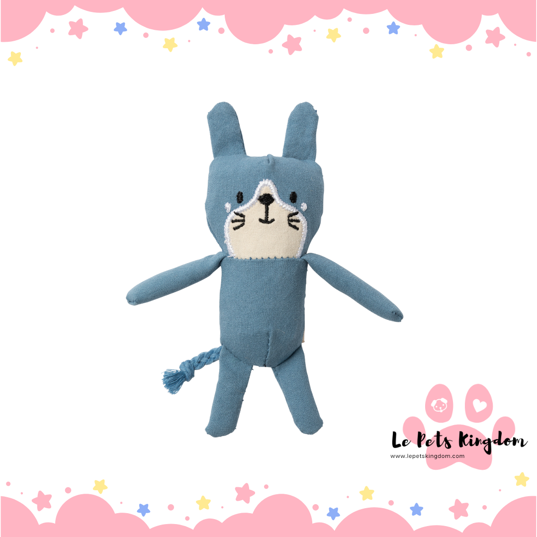 FuzzYard Life Cotton Cat Plush Cat Toy (French Blue)
