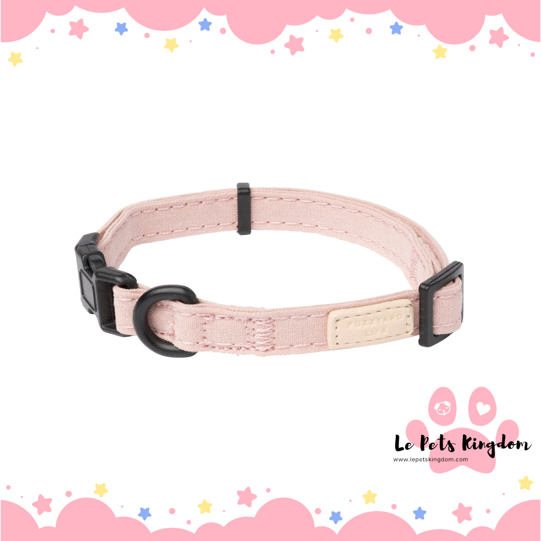 FuzzYard Life Dog Collar (Soft Blush)