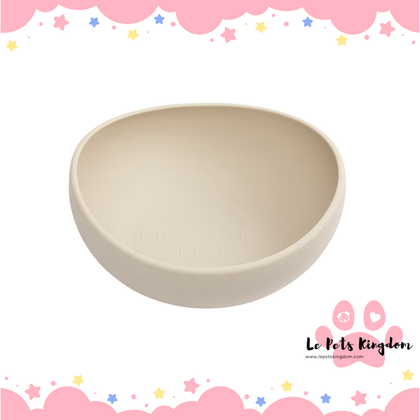 FuzzYard Life Silicone Dog Bowl (Sandstone)