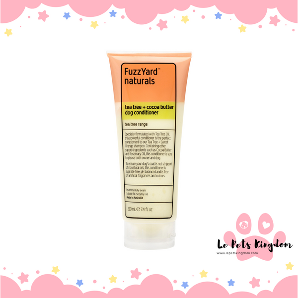 Fuzzyard Tea Tree & Cocoa Butter Conditioner For Dogs 220ml