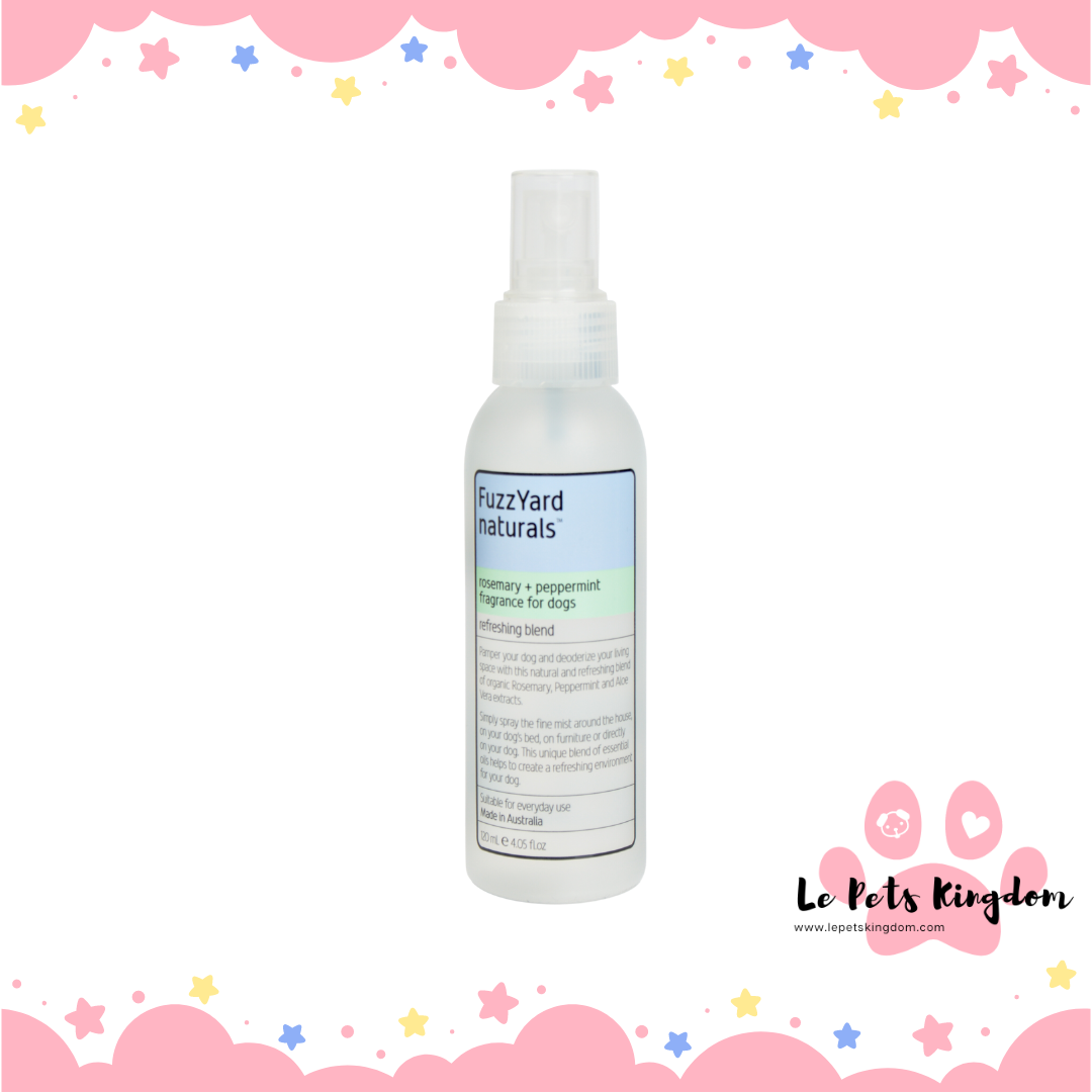 Fuzzyard Refreshing Rosemary & Peppermint Aromatherapy Mist For Dogs 120ml