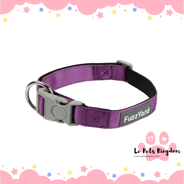 FuzzYard Dog Collar (Grape)