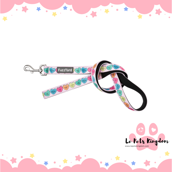 FuzzYard Dog Leash (Candy Hearts)