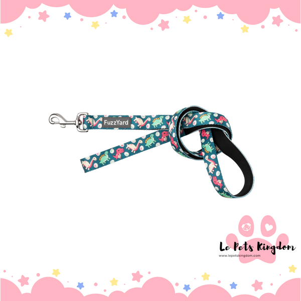 FuzzYard Dog Leash (Dinosaur Land)