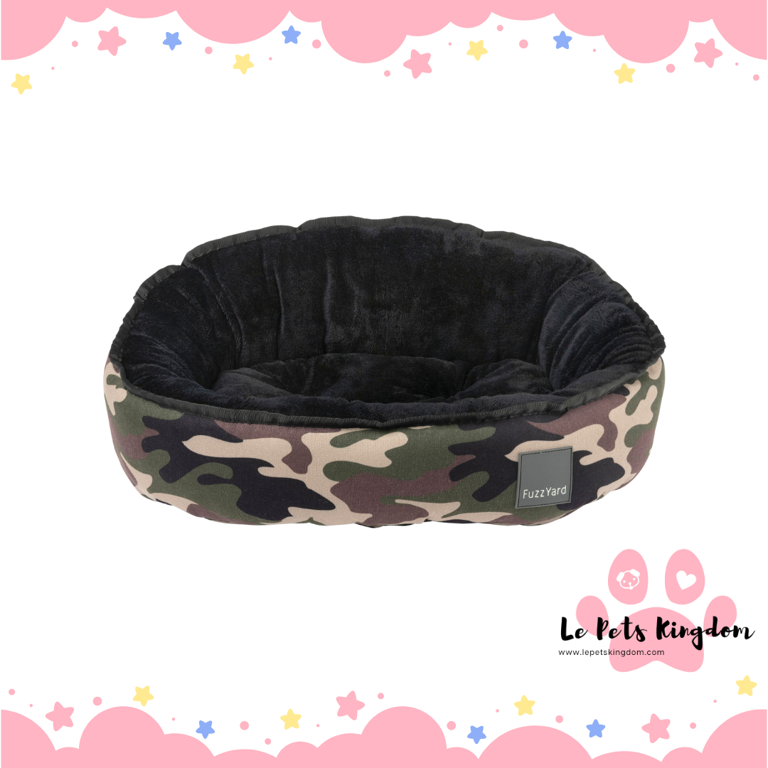 FuzzYard Reversible Dog Bed (Camo)