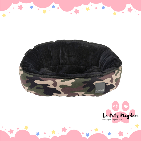 FuzzYard Reversible Dog Bed (Camo)