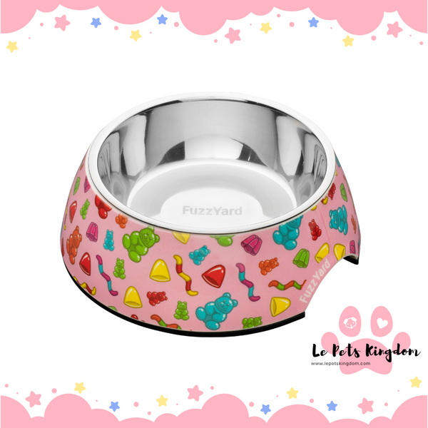 FuzzYard Easy Feeder Dog Bowl (Jelly Bears)