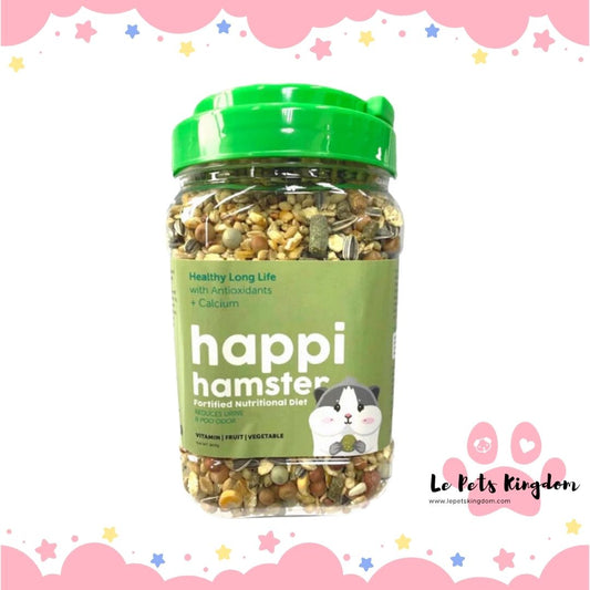 Happi Hamster Healthy Long Life Fortified Nutritional Diet 600g
