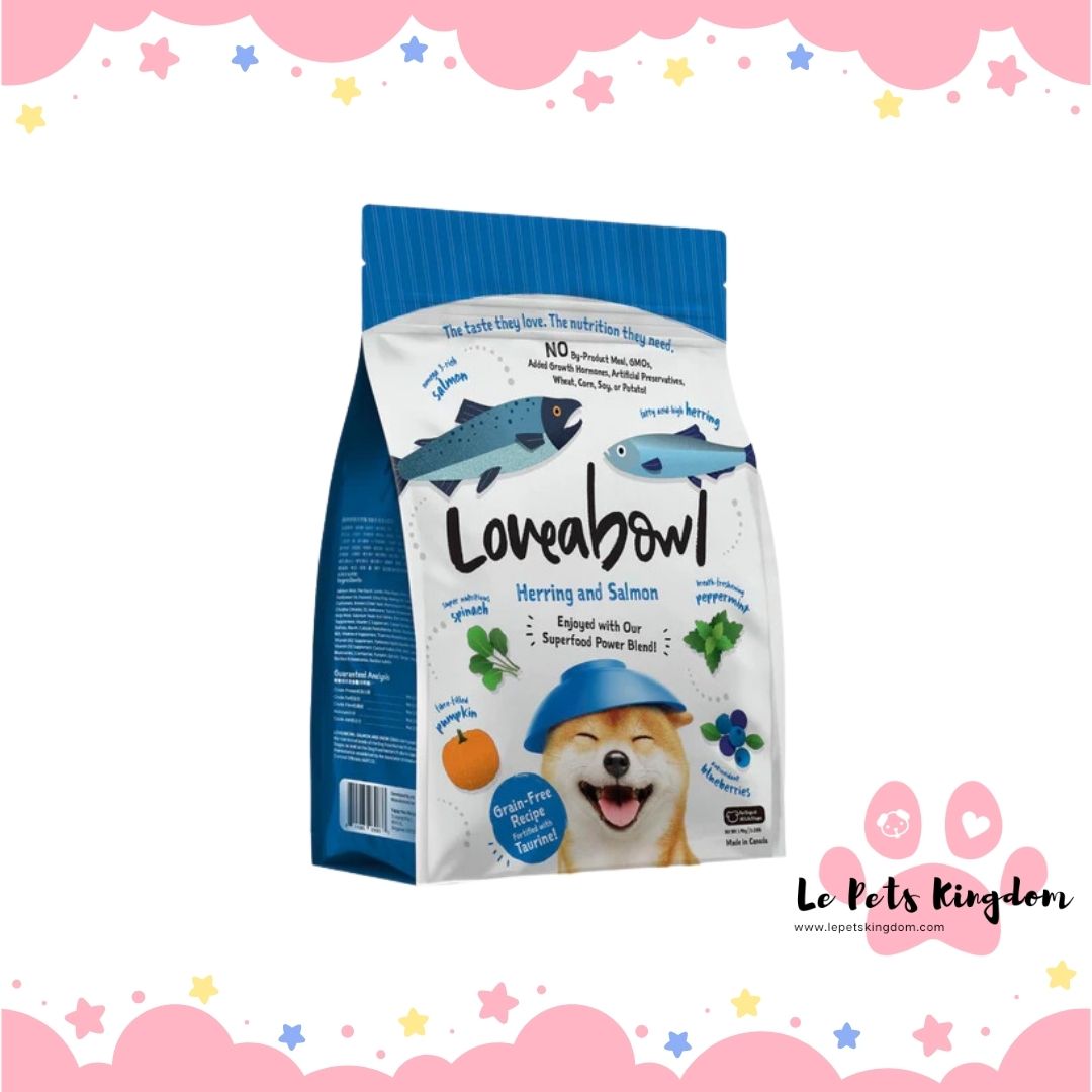 Loveabowl Herring & Salmon Dry Dog Food