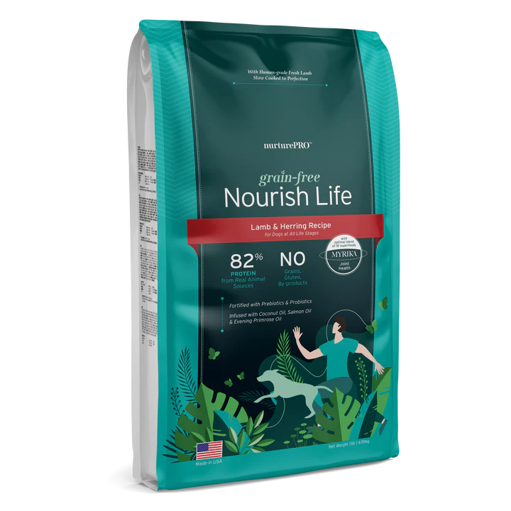 Nurture Pro Nourish Life Lamb & Herring Recipe Grain-Free Dry Dog Food For Joint Health