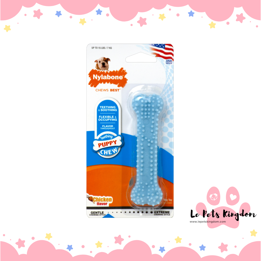 Nylabone Puppy Teething & Soothing Flexible Chew Toy Petite