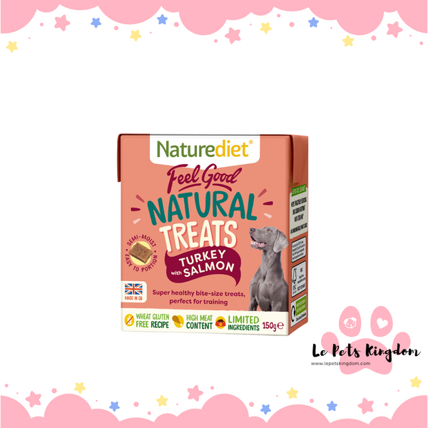 Naturediet's Natural Treat - Turkey & Salmon 150g