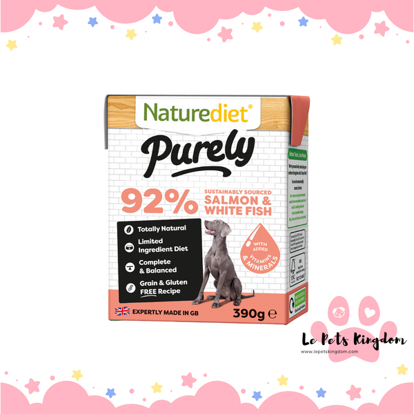 Naturediet's Purely - Salmon & Whitefish 390g