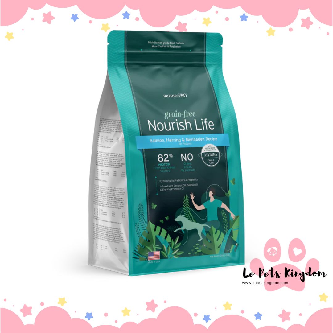 NurturePRO Nourish Life Grain-Free Salmon, Herring & Menhaden Recipe Dry Dog Food For Skin & Coat