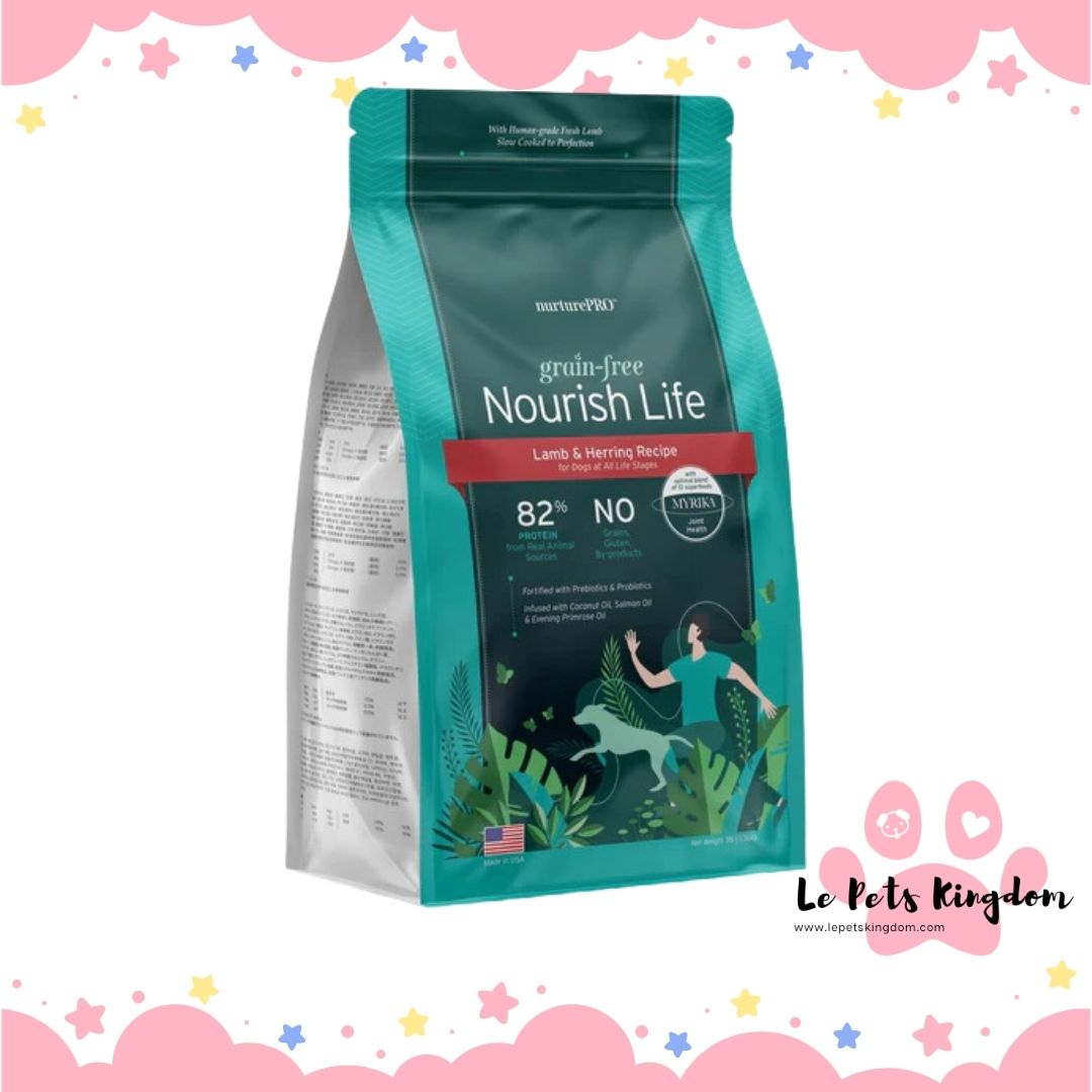 Nurture Pro Nourish Life Lamb & Herring Recipe Grain-Free Dry Dog Food For Joint Health