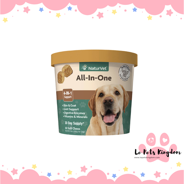 Naturvet - All-In-One (4-IN-1 Support) Soft Chew 60ct