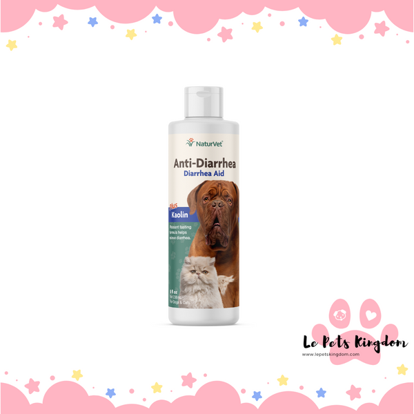 Naturvet - Anti Diarrhea Diarrhea Aid Plus Kaolin 8fl.oz