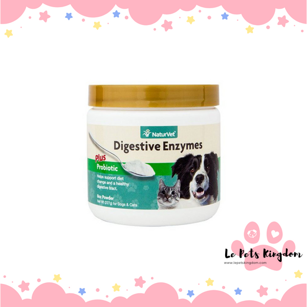 Naturvet - Digestive Enzymes Plus Probiotics & Prebiotics Powder 70ct