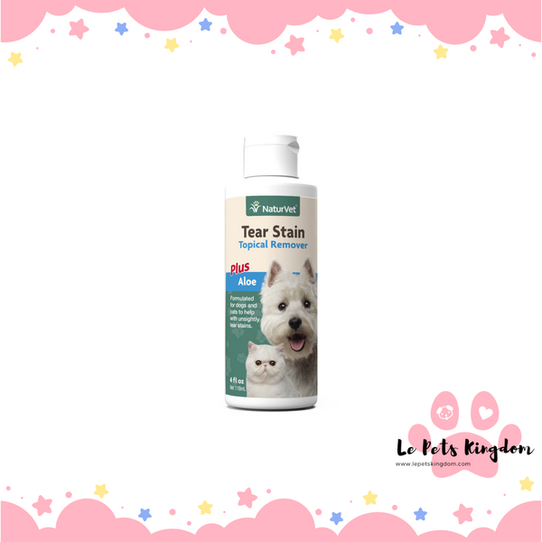 Naturvet - Tear Stain Topical Remover Plus Aloe 4fl.oz