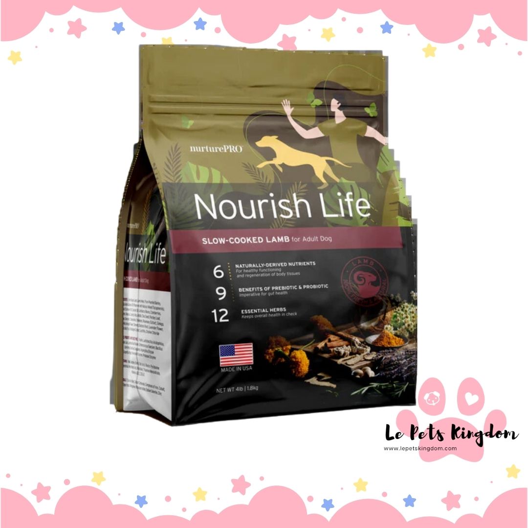 NurturePRO Nourish Life Slow-Cooked Lamb Dry Dog Food For All Lifestages