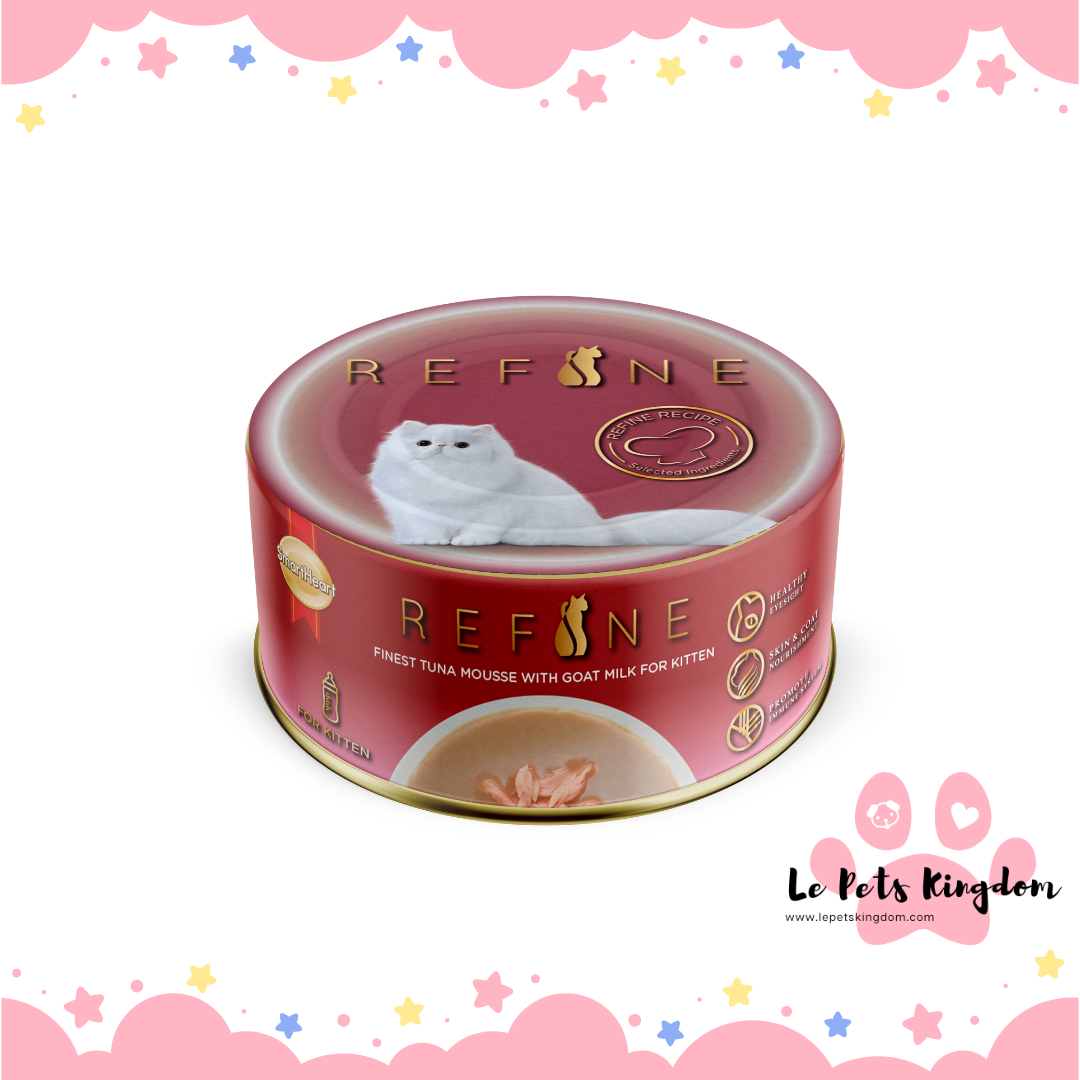 Smartheart Refine Finest Tuna Mousse With Goat Milk For Kittens 80g