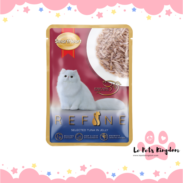 [BUNDLE OF 12] Smartheart Refine Selected Tuna In Jelly Pouch 70g x 12