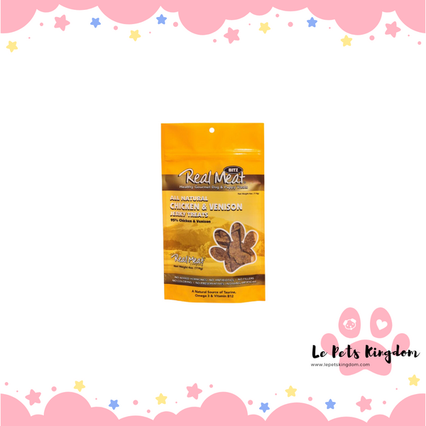 Real Meat - Dog Jerky (Chicken & Venison) 4oz