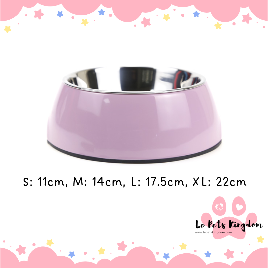 [SUPER SD PETS] Durable Single Bowl with S/S Insert (Purple)