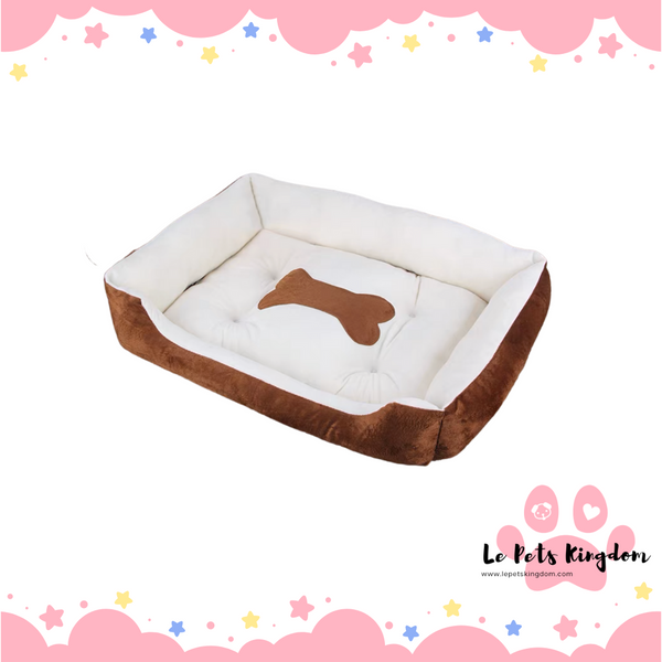 Four Season Universal Pet Cushion Bedding - Brown/Cream