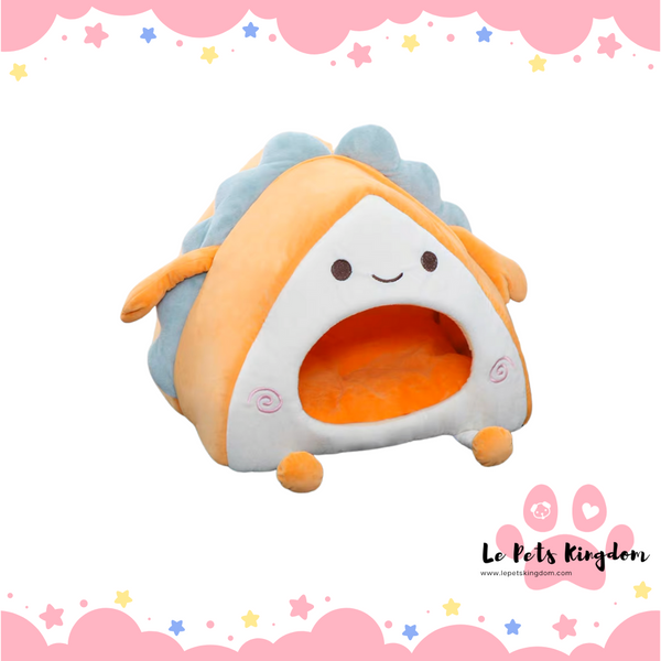 Mr Sandwich Dog Nest Bed - Healthy Orange