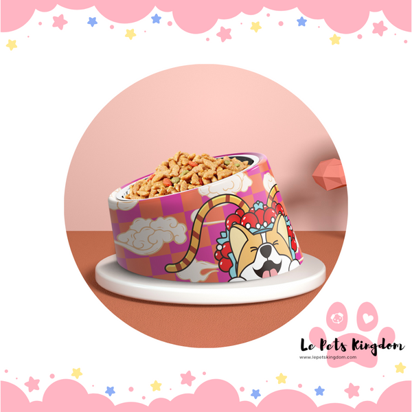 [SUPER BOWL] 15° Slanted Durable Single Bowl (Pink Mascot)