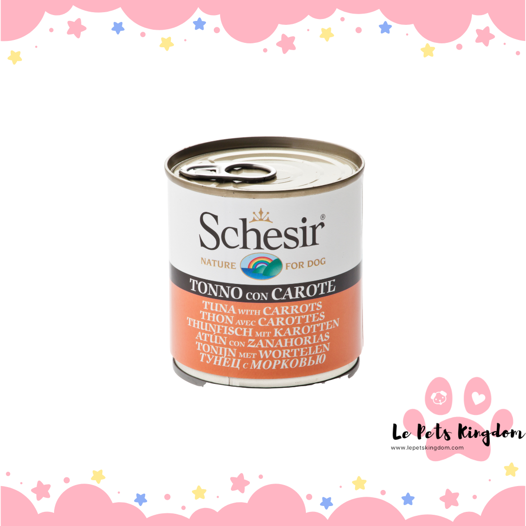 Schesir Tuna with Carrots Canned Dog Food