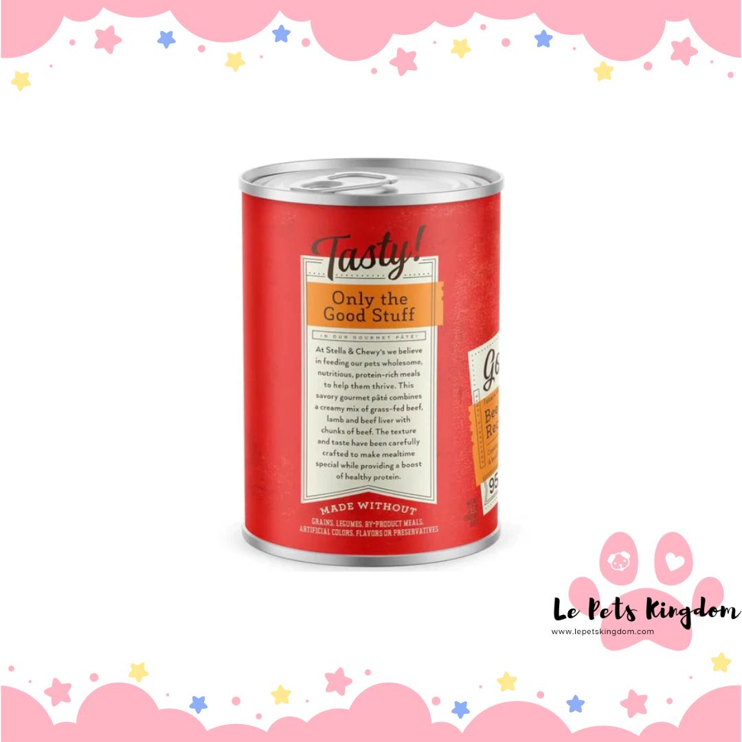 Stella & Chewy’s Gourmet Pate Beef & Lamb Recipe Grain-Free Canned Dog Food 12.5oz