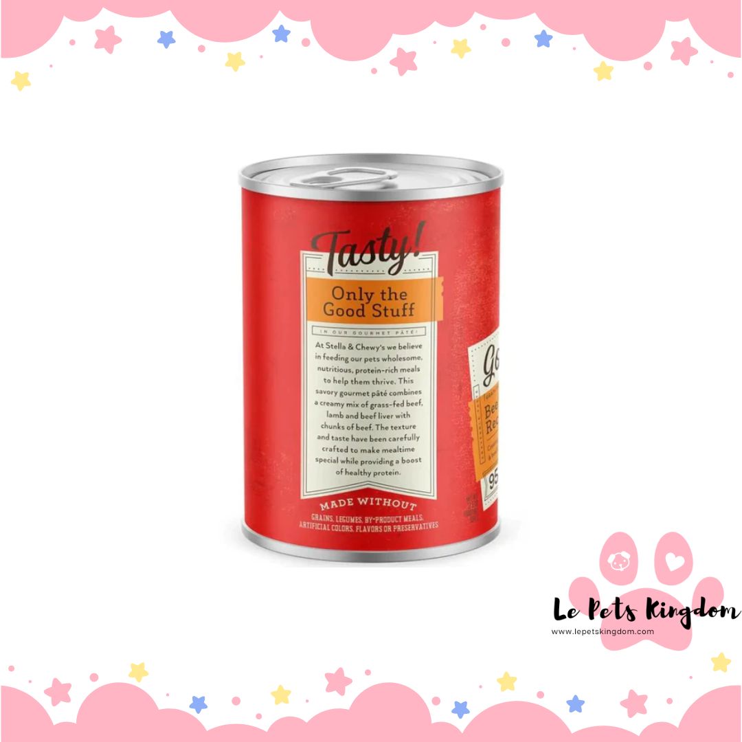 Stella & Chewy’s Gourmet Pate Chicken & Chicken Liver Recipe Grain-Free Canned Dog Food 12.5oz