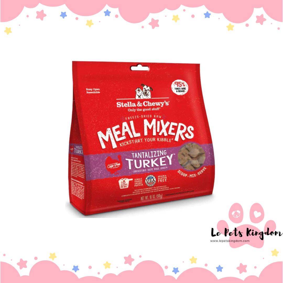 Stella & Chewy’s Tantalizing Turkey Meal Mixers Freeze-Dried Dog Food