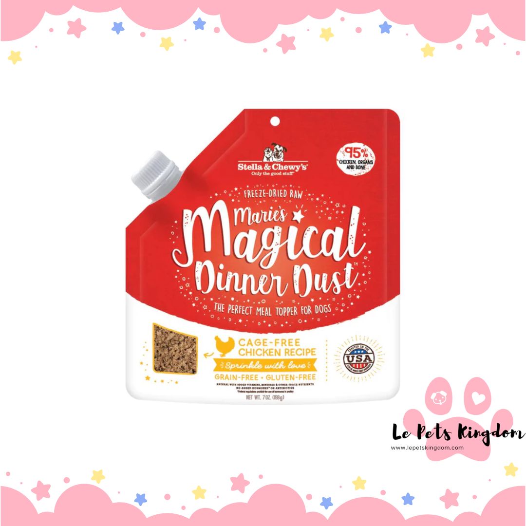 Stella & Chewy’s Marie’s Magical Dinner Dust Chicken Freeze-Dried Dog Food Topper 7oz