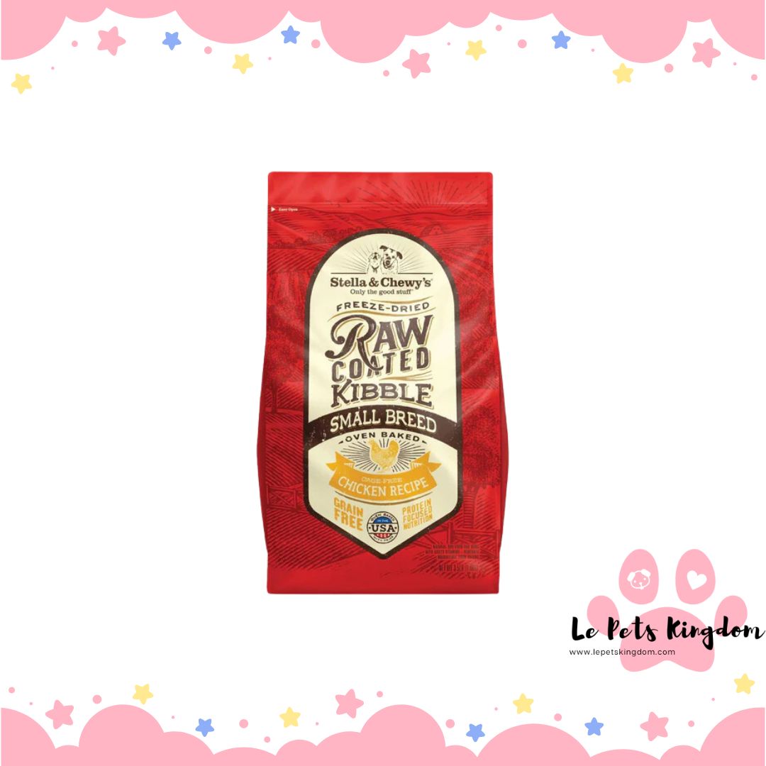 Stella & Chewy's Freeze-Dried Raw Coated Kibble Small Breed Chicken Grain-Free Dry Dog Food