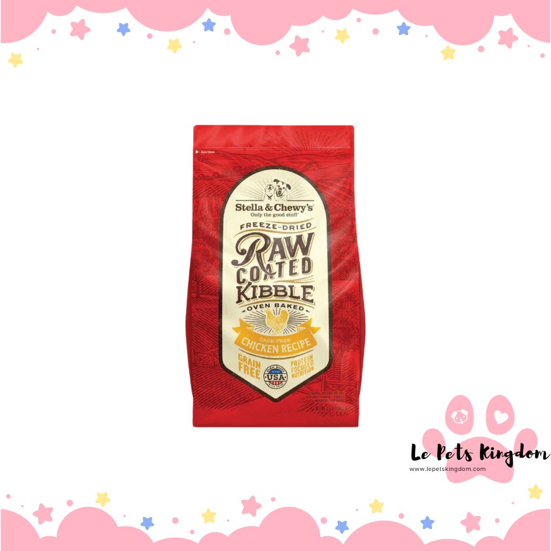 Stella & Chewy's Freeze-Dried Raw Coated Kibble Chicken Grain-Free Dry Dog Food