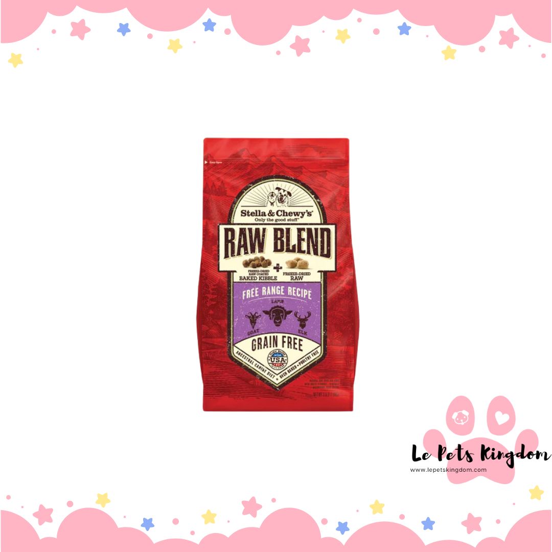 Stella & Chewy’s Raw Blend Free Range Kibble With Freeze-Dried Raw Grain-Free Dry Dog Food
