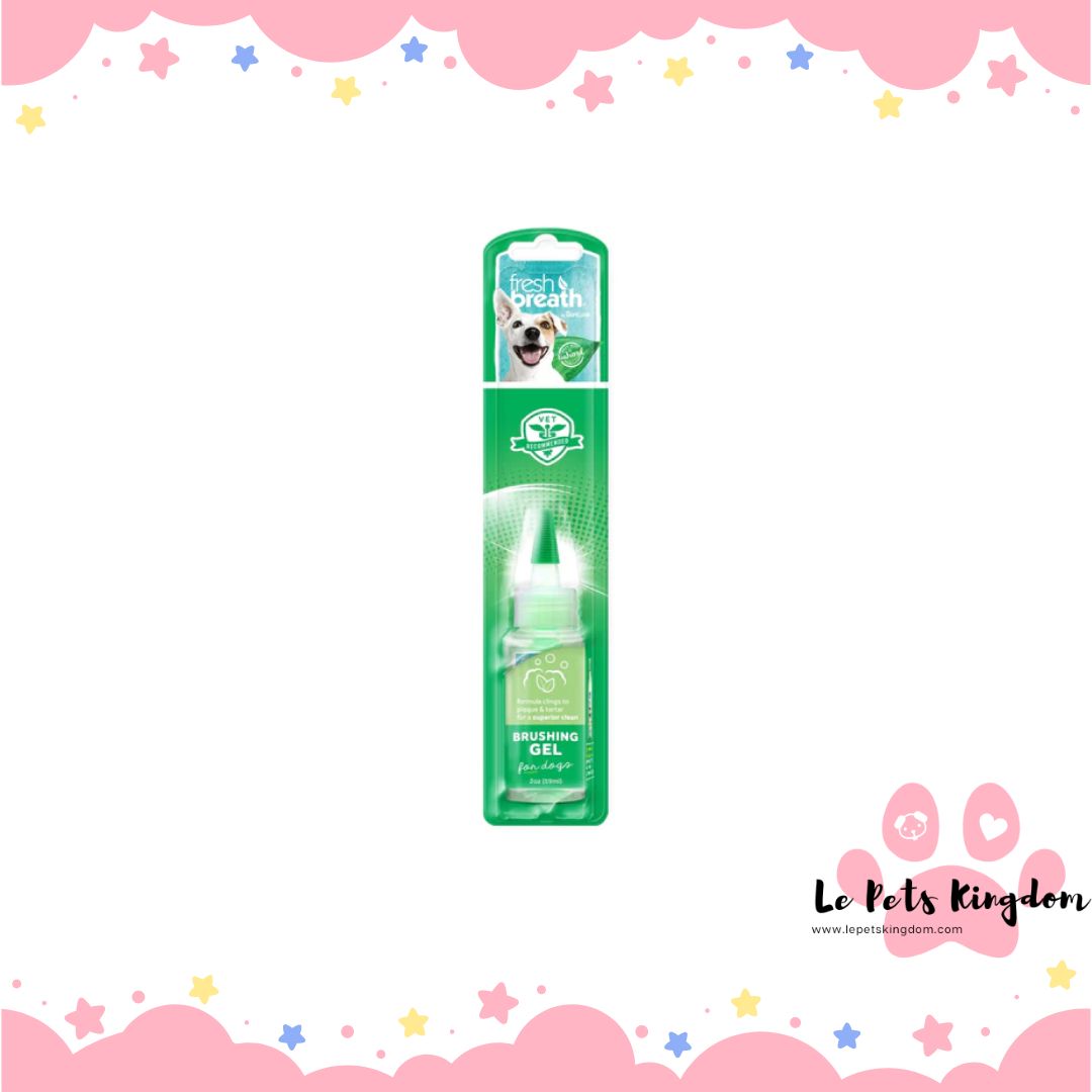 Tropiclean Fresh Breath Brushing Gel for Dogs 2oz