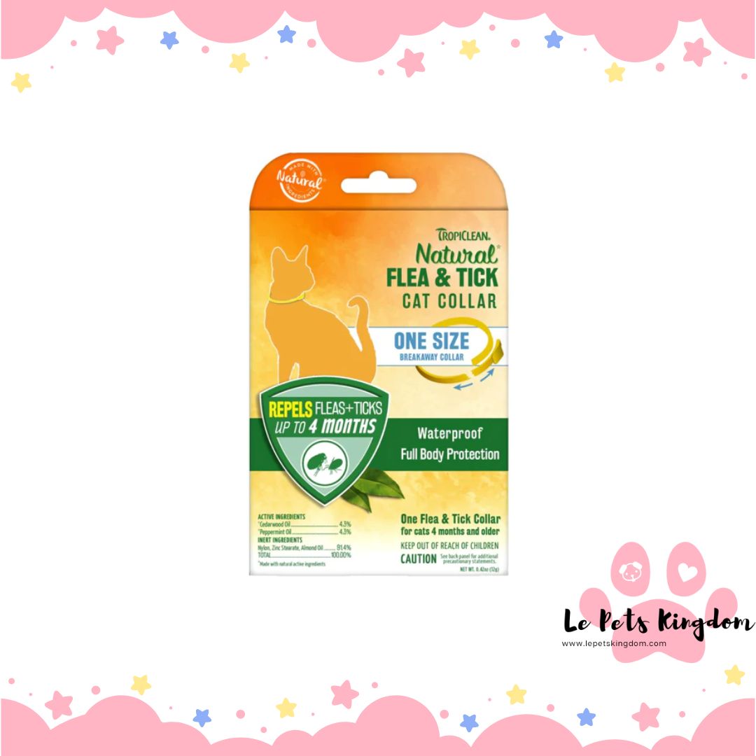 TropiClean Natural Flea & Tick Cat Collar