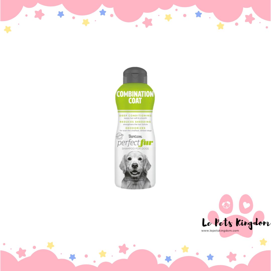 Tropiclean Perfect Fur Combination Coat Dog Shampoo 16oz