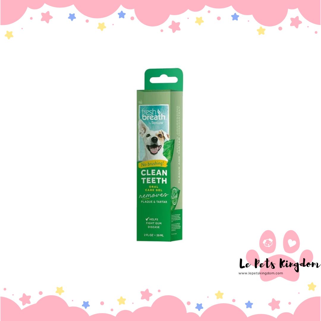 Tropiclean Fresh Breath Clean Teeth Oral Care Gel For Dogs